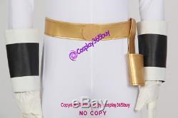 Power rangers Tsuruhime ninja white ranger Kaku ranger cosplay costume