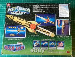 Power rangers lost galaxy quasar saber bandai 1998 Box Manual Sticker Cosplay