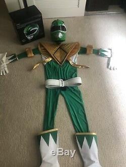 Professional grade Green Power Ranger Adult Costume Cosplay