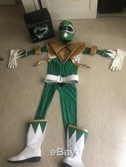 Professional grade Green Power Ranger Adult Costume Cosplay