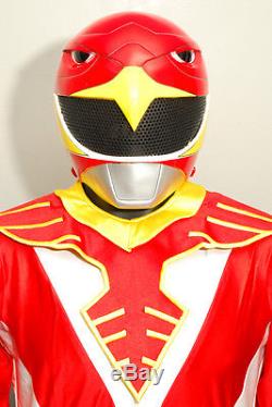 RARE Aniki Cosplay Power Rangers Jetman Red Hawk suit costume