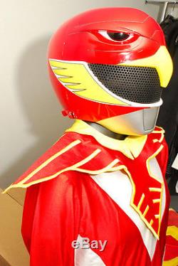 RARE Aniki Cosplay Power Rangers Jetman Red Hawk suit costume