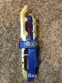 RARE Beetleborgs Blue Stinger Drill & Gold Dagger Cosplay Vintage Bandai