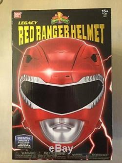 RARE Power Rangers Mighty Morphin Legacy Red Ranger Helmet Cosplay NEW
