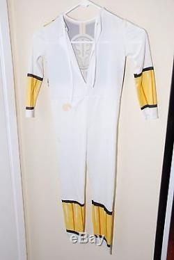 RARE Power Rangers White Ranger Cosplay Size 12 Costume Vintage 1994