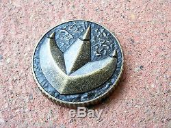 Ranger Dragon Power Coin V2 Cosplay Prop Metal Weathered 1991-92 Morpher Toy