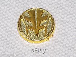 Ranger Tiger Power Coin V4 Cosplay Prop Metal Gold 1991-92 Morpher Toy