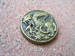 Ranger Tribal Power Coin Cosplay Prop Metal Weathered Fits 1991-92 Morpher Toy