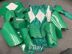 Rare Mighty Morphin Power Rangers Green Movie Costume Cosplay Used