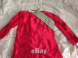 Rav Seams Power Rangers Wild Force Red Ranger Gaoranger Costume Suit Cosplay