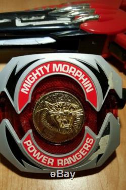 Red Dragon Gun Mighty Morphin Power Rangers MMPR 1991 Bandai Cosplay Sword