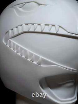 Red Mighty Morphin Power Rangers Helmet Raw Resin Cast Cosplay Prop Replica