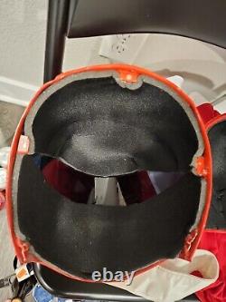 Red Power Ranger Fiberglass Cosplay Helmet And Suit Halloween