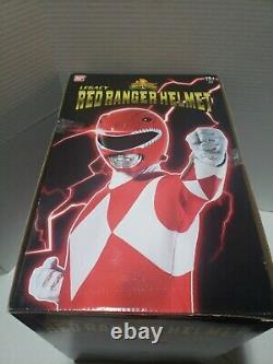 Red Power Ranger Helmet Legacy Bandai Cosplay Rare New Collectible