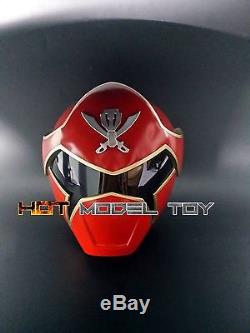 Red Power Ranger Super Megaforce Helmet Wearable Adult Size Cosplay