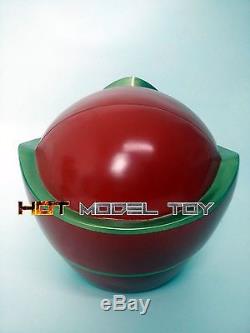 Red Power Ranger Super Megaforce Helmet Wearable Adult Size Cosplay