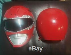 Red Ranger MMPR Helmet Cosplay