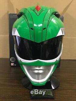 Sabans Power Rangers Bandai Green Ranger Cosplay Helmet 25th Anniversary