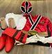 Samurai Sentai Shinkenger Shinken Red Helmet Gloves Belt Boot Suit Cosplay 2009