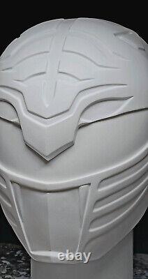 Screen Cast White Mighty Morphin Power Rangers Helmet Resin Cast Cosplay Prop