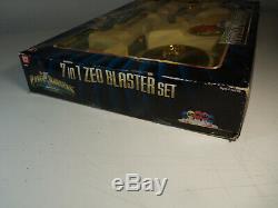 Sealed Box 1996 POWER RANGERS ZEO 7 in 1 BLASTER SET Bandai MMPR Cosplay Toys
