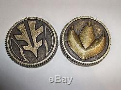 Set of 2 Power Coins Prop Ranger Cosplay 2013 Morpher Dragon/Tiger Legacy
