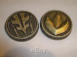 Set of 2 Power Coins Prop Ranger Cosplay 2013 Morpher Dragon/Tiger Legacy