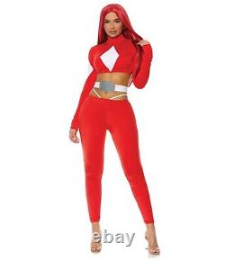 Sexy red power ranger costume