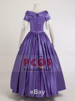 The Young Victoria Film Queen Victoria Cosplay Costume purple Dress