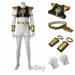 Tommy Oliver Costume Power Ranger Cosplay Zyuranger Bodysuit Halloween Outfit