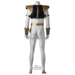 Tommy Oliver Costume Power Ranger Cosplay Zyuranger Bodysuit Halloween Outfit