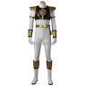 Tommy Oliver White Ranger Cosplay Costume Zyuranger Power Rangers White Bodysuit