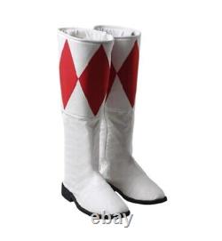 Tyrannosaurus Red Ranger Cosplay Shoes Mighty Morphin Power Rangers Boots