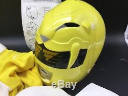 Vintage 1993 Mighty Morphin Power Yellow Trini Ranger Costume. Rare # Nib