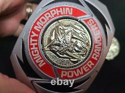 Vintage Mighty Morphin Power Rangers Morpher 1991 Bandai TESTED PRMM x4 Coins