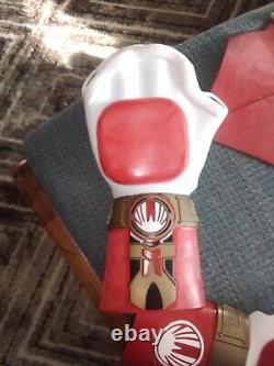 Vintage Mighty Morphin Power Rangers Red Mask And Gear By Toy Quest Cosplay RARE