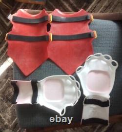 Vintage Mighty Morphin Power Rangers Red Mask And Gear By Toy Quest Cosplay RARE
