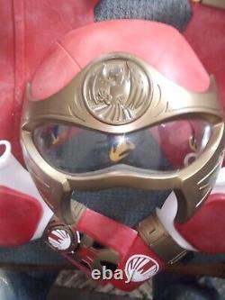 Vintage Mighty Morphin Power Rangers Red Mask And Gear By Toy Quest Cosplay VHTF