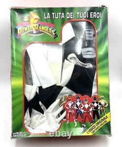 Vintage Outfit Costume 1993 Power Rangers Zack Black Ranger Rare! # M