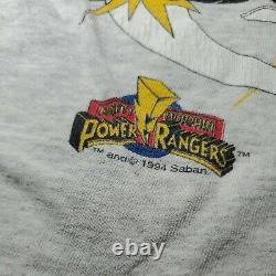 Vintage Single Stitch Mighty Morphin Power Rangers Youth M (10/12) Shirt 1994