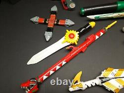 Vtg Lot Mmpr Power Rangers Weapons Swords Guns Ninja Storm Cosplay Kids Toys