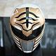 WHITE/GOLD Power Ranger Helmet Headwear Halloween Costume cosplay Movie Prop