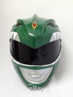 Wearable Mighty Morphin Power Green Rangers Helmet Cosplay Costume MMPR Show