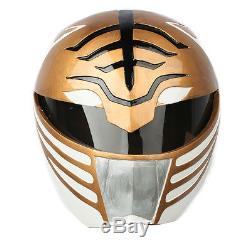White Power Rangers Helmet Mask Cosplay Props XCOSER