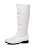 White Power Rangers Super Hero Cosplay Costume Boots Shoes Mens size 9 10 11 12