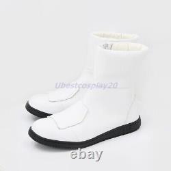 White Ranger Shoes Mighty Morphin Power Rangers Cosplay Boots Handmade