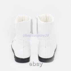 White Ranger Shoes Mighty Morphin Power Rangers Cosplay Boots Handmade