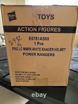 White Ranger WEARABLE HELMET Power Rangers Lightning Collection Cosplay