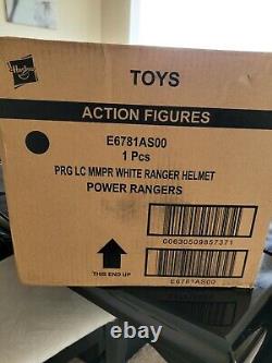 White Ranger WEARABLE HELMET Power Rangers Lightning Collection Cosplay