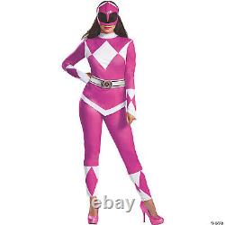 Women's Pink Ranger Deluxe Costume Mighty Morphin
